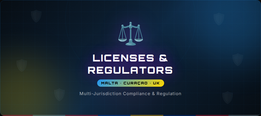 Licenses and Regulators (Malta, Curacao, UK)