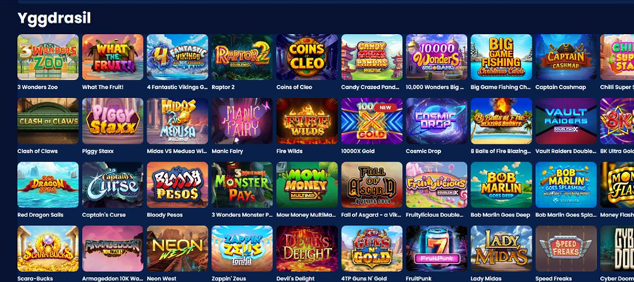 Registration at Casinos with Yggdrasil Games